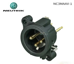 Swiss NEUTRIK NC3MAAV-1 Cannon male socket XLR balanced PCB welding - Picture 1 of 7