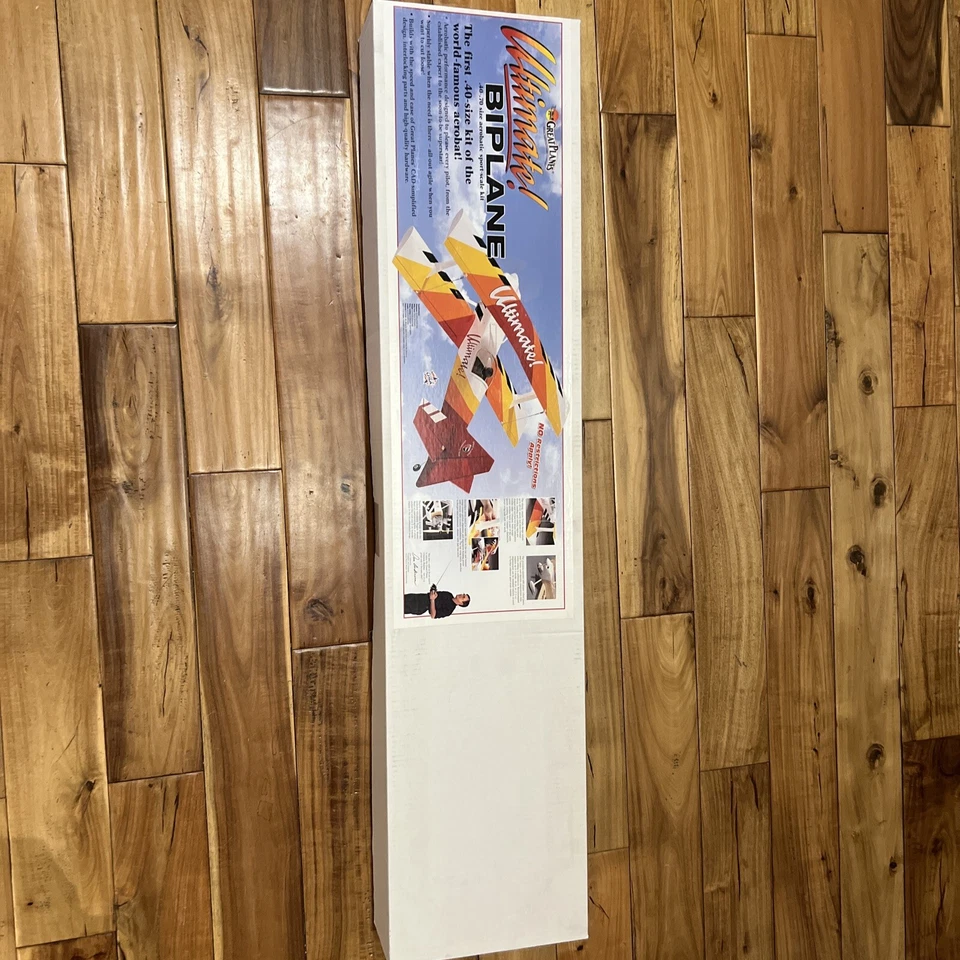 GREAT PLANES - Kit de controle remoto Ultimate Biplane tamanho .40 - 43" envergadura - Novo - Imagem 1 de 2