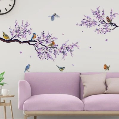 Removable Flower Decal Tree Branch Wall Sticker Mural Vinyl Arts Kids Home Decor - Image 1 of 4