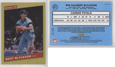 2020 Panini Donruss Optic Retro 1986 Gold Prizm /10 Bert Blyleven #R86-17 HOF