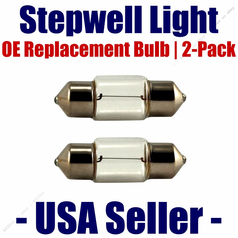 Stepwell Bulb 2pk OE Replacement Fits - Listed Volvo Vehicles - 6418 - Image 1 of 1