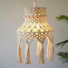 Handmade Macrame Ceiling Lamp Shade Boho for Nursery Living Room Bedroom