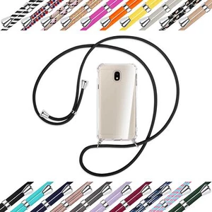 Collar (A) para Samsung Galaxy J3 2017 Funda con Cuerda Cadena Estuche - Imagen 1 de 79