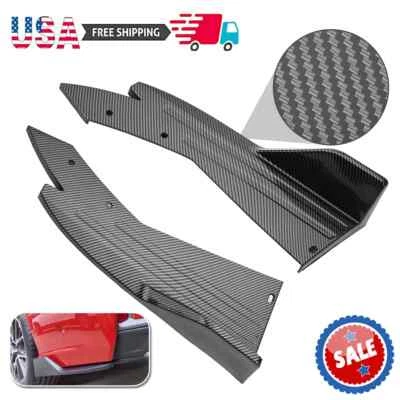 Carbon Fiber For Nissan Sentra Altima Rear Bumper Spoiler Splitter Lip Diffuser Foto 1 de 4