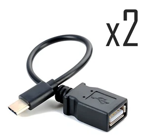 2-Pack USB-C Charging Adapter for BMW Audi Mercedes Benz Tesla VW Volkswagen - Picture 1 of 6