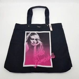 Victoria's Secret Tasche Hello Bombshell neu mit Etikett schwarz pink bestickt - Bild 1 von 10