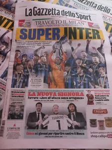 LA GAZZETTA DELLO SPORT 19 GENNAIO 2023"SUPER INTER"- MILAN 3-0..SUPERCOPPA !! - Foto 1 di 3