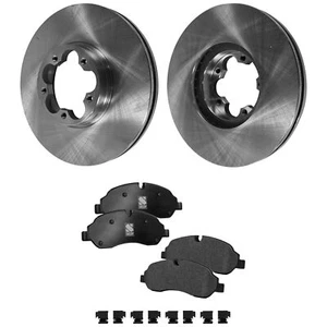 Front Brake Disc and Pad Kit for 2015-2016 Ford Transit-350/Transit-350 HD, - Picture 1 of 4