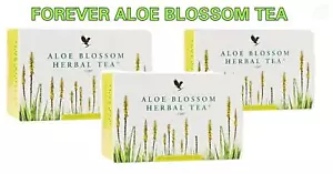 3 Forever Aloe Blossom Herbal Tea (25 bags each) Caffeine Free HALAL/KOSHER - Picture 1 of 2