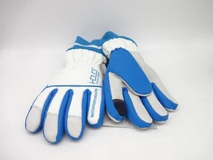 Guantes para mujer XS 3M aislados impermeables de cuero de cabra azul blanco (XJ) - Imagen 1 de 5