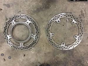 2007 BMW F800S F 800 S GS ST 07 08 06 ABS front brake rotors + ring discs brembo - Picture 1 of 1