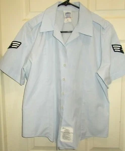 CAMICIE UNIFORMI BLU U.S. AIR FORCE DONNA MANICA CORTA/LUNGA con spalline - Foto 1 di 31