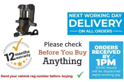 Brake Caliper Rear Right for VW PASSAT 1.6 1.8 1.9 2.0 2.3 2.5 4.0 1993-Onwards - Image 1 of 4