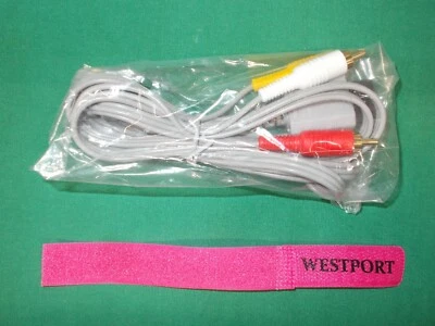 Nintendo Wii / Wii U -- RCA AV Cable -- New! Japan Game. 65711 - Image 1 of 3