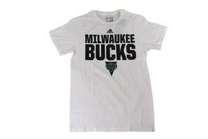adidas Mens NBA Milwaukee Bucks Basketball Go-To-Tee Shirt NWT XL - Picture 1 of 1
