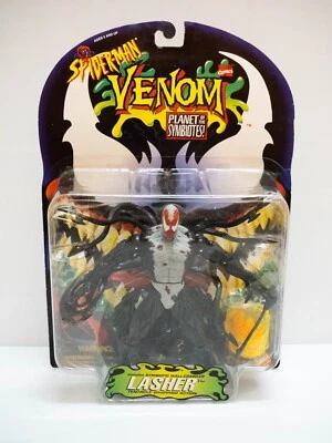 Spider-Man Venom Lasher Figur NEU 1996 Planet of the Symbiotes Marvel Toy Biz - Bild 1 von 4