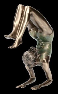 Women Yoga Figure - Vrischikasana Position - Veronese Dance Sports Deco Statue - Image 1 of 4