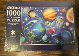 Spacewalk 1000 PC Jigsaw Puzzle Astronaut Education Learning Kids Solar System  - Picture 1 of 1