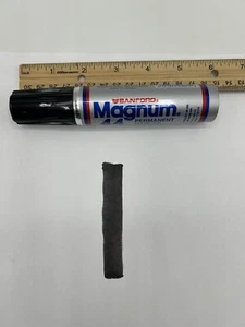 VINTAGE Sanford Magnum 44 Permanent Marker Smelly Black Ink Tested Wide Tip - Picture 1 of 4