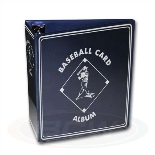 Estuche de 12 BCW Azul Colección de Tarjetas de Béisbol 3" Anillo en D Álbumes Carpetas Libros Foto 1 de 1