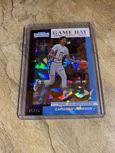 2019-20 Contenders Draft Cameron Johnson (North Carolina) Cracked Ice RC #16/23
