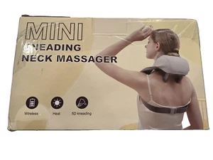 Neck Massager w Heat, Deep Tissue, Portable, New - Picture 1 of 5