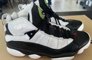 Air Jordan 6 Rings He Got Game Mens Sz 9 Black White Basketball Shoes Sneakers - Picture 1 of 9