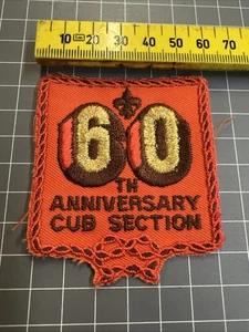 VINTAGE BOY SCOUTS PATCH CUBS BADEN POWELL VENTURERS 60th ANNIVERSARY CUBS I - Picture 1 of 2