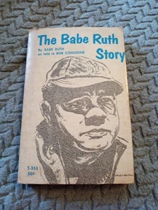 The Babe Ruth Story As told to Bob Considine Vintage Baseball Book (T-353) 1963 - Picture 1 of 12