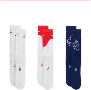 Nike Men’s Everyday USA Soccer Crew Socks (DZ7261-912) Size Large Rare - Picture 1 of 8