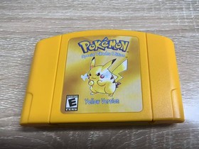 Pok&eacute;mon Yellow Version N64 Video Games for Nintendo 64 Console US Version