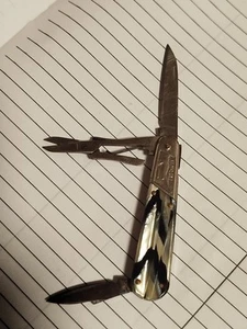 Folding Knife Multitool USSR Vintage Soviet Camping Tourist Horkiy - Picture 1 of 14