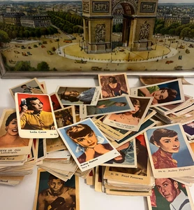 Vintage 1950s-60s Hollywood Trading Cards Lot | Dutch Gum | 5-10-25-50-100 Cards - Bild 1 von 5