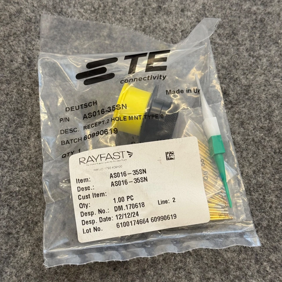 Deutsch Autosport AS016-35SN motorsport connector (like Souriau 8STA0-16-35SN) - Image 1 of 1