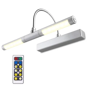 Wireless Battery Operated LED Picture Light with Remote, 8.8 Inch Rotatable Ligh - Picture 1 of 1