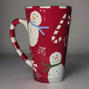 Vintage Sonoma Home Peppermint Lane Latte Becher Nikolaus quadratisch  - Bild 1 von 9