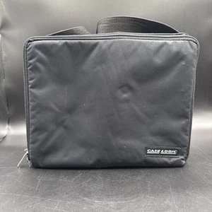 Case Logic CD Black Storage Carrying Case Bag 30 CD's W/ Strap Zipper - Picture 1 of 12