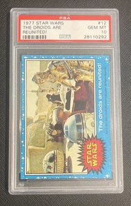 1977 Topps Star Wars The Droids Are Reunited! #12 PSA 10 GEM MINT - Picture 1 of 2