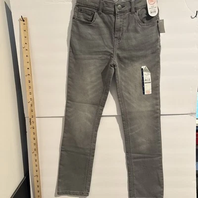 NWT Wonder Nation Slim Fit Adjustable Stretch Waist Denim Gray Boys Size 12 - Image 1 of 4