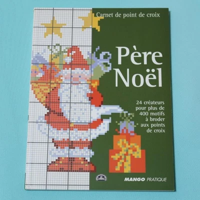 MANGO Cross Stitch Book “Santa Claus Motifs” Christmas Embroidery Patterns - Image 1 of 4