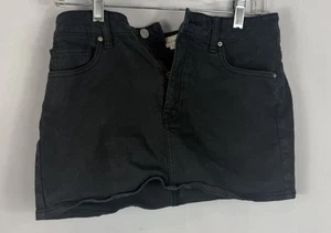 Pacsun Damen Jeansrock schwarz Größe 26 Top Zustand - Bild 1 von 5