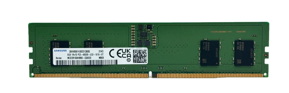 SAMSUNG 8GB DDR5 PC5-4800 UDIMM Desktop RAM Module M323R1GB4BB0-CQKOD