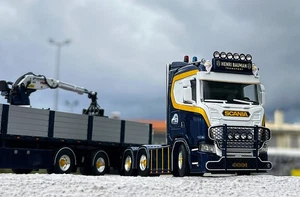 Remolque de ladrillo Scania S normal CS20N 6x2 "Henri Bauman" modelos de camión WSI 1:50 - Imagen 1 de 15