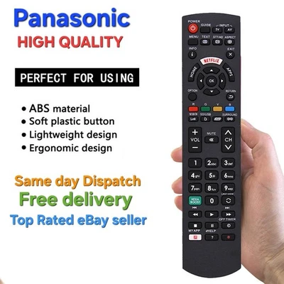 UNIVERSAL PANASONIC TV REMOTE  WORKS ALL PANASONIC PLASMA LCD/LED/3D/ SMART TV'S - Image 1 of 4