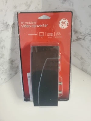 GE RF Modulator Video Converter 37632 Connect DVD DVR Video Games For Older TV  - Image 1 of 4