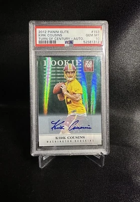 2012 Elite - Rookie Kirk Cousins #153 Turn of the Century Rookie Signatures /199 - Image 1 of 2