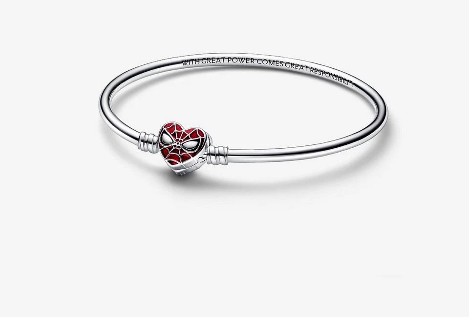 Pandora 592324C01-19 Marvel Bracciale Spider-Man Argento taglia 19 - Immagine 1 di 1