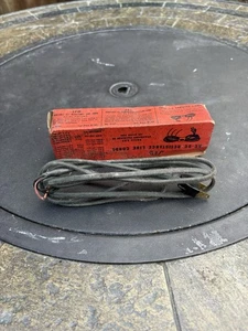 Vtg JFD AC-DC Resistance Line Cord w/overall braid w/box for Antique Radios! - Picture 1 of 8