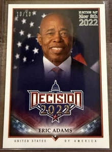 Eric Adams 61 2022 Entscheidung 2022 Bürgermeister NYC Wahltag 8. November Silber 10/10 - Bild 1 von 2