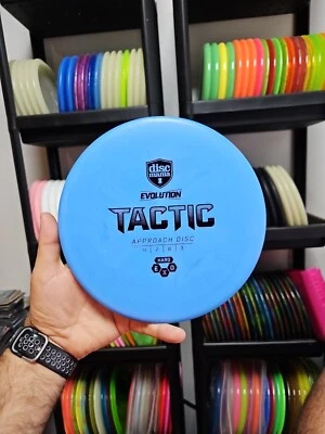 Discmania Discs Exo Hard Tactic Blue 173g Evolution Disc Golf Approach - Image 1 of 3
